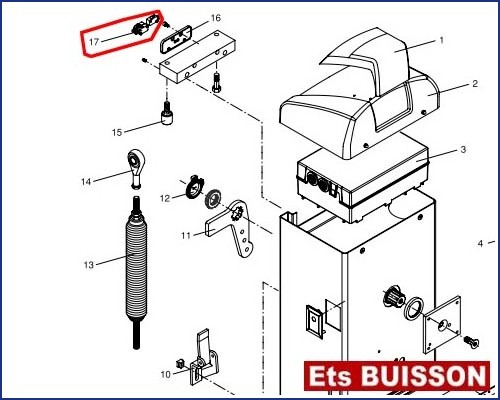 BENINCA EVA5 (2/2) - Microinterrupt. N°17 Réf 9686120